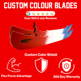 Bladetech Hockey Skate Blades - Custom Color Steel - for all hockey skates