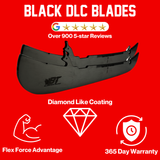 Bladetech Hockey Skate Blades - Black Steel DLC - for all hockey skates