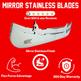 Bladetech Hockey Skate Blades - Mirror Stainless Steel - for all hockey skates