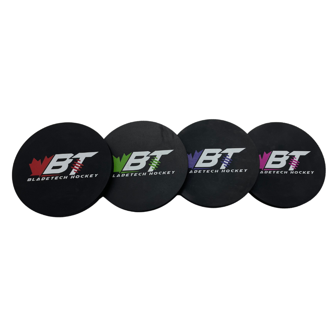 Puck Coasters 4set Bladetech Hockey Canada