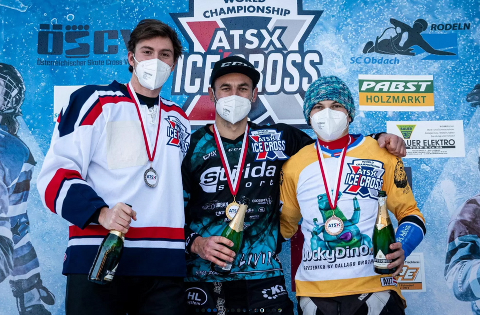 #TeamBladetech's Robin Worling finishes 2nd at the ATSX Ice Cross race ...